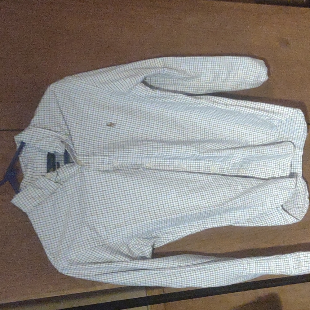 Men's Ralph Lauren Medium Classic Fit Tattersall Oxford Shirt